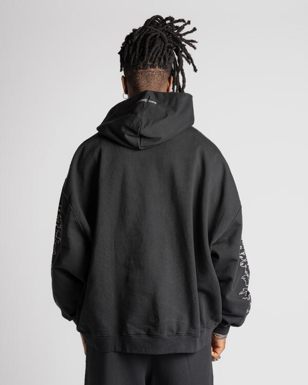 032c ''FAITHLESS'' OVERSIZED HOODIE | S25-URC-0631-050